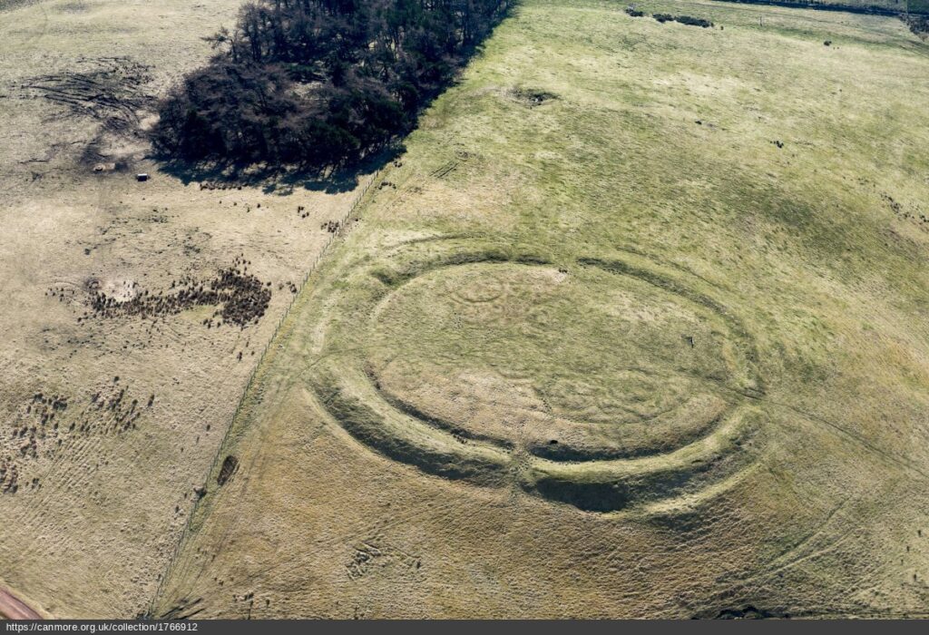 aerial photograph of braidwood in colour